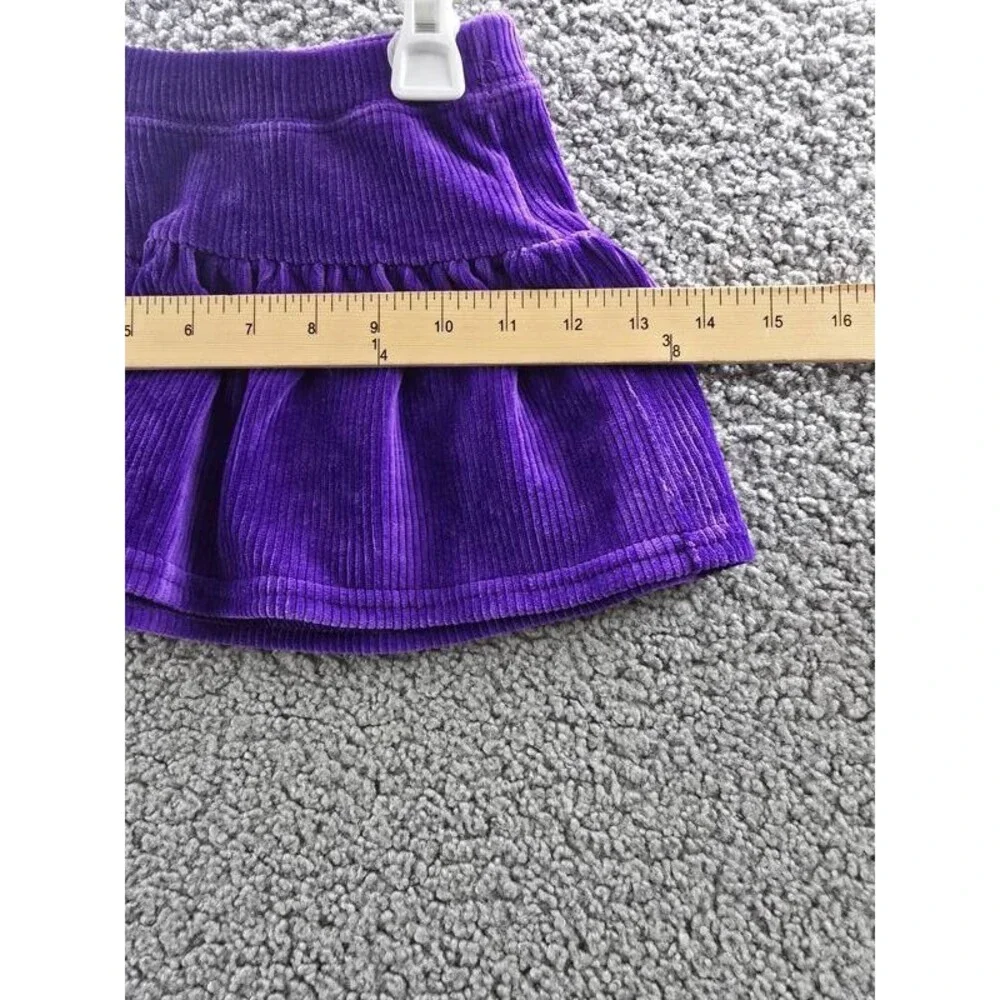Polo Ralph Lauren Tiered Corduroy Skirt Toddler & Little Girls 2 Opulent Purple